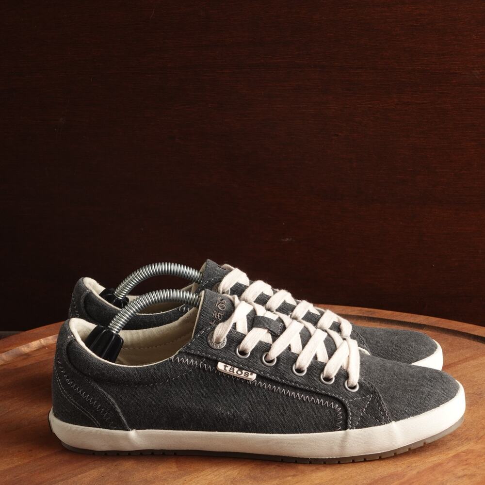 Taos Sneakers Womens Size 8 Gray Star Casual Low Comfort Walking Neutral Shoes